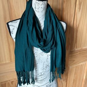 Teal Wrap Around Scarf